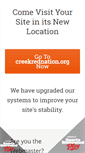 Mobile Screenshot of creekrednation.org